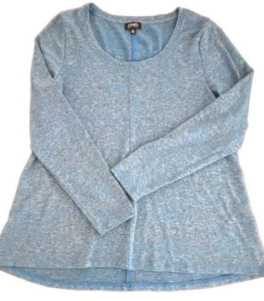 Jones New York Long Sleeve Scoop Neck Shirt Size XL Blue